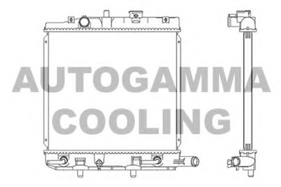 Радиатор, охлаждение двигателя AUTOGAMMA купить