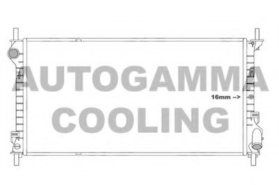 Радиатор, охлаждение двигателя AUTOGAMMA купить