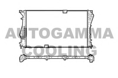 Радиатор, охлаждение двигателя AUTOGAMMA купить