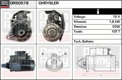 Стартер Remanufactured REMY (Light Duty) DELCO REMY купить