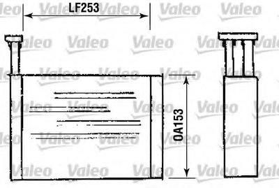 Теплообменник, отопление салона VALEO