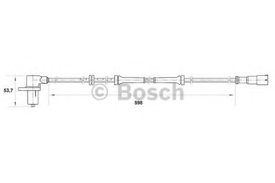 Датчик, частота вращения колеса BOSCH