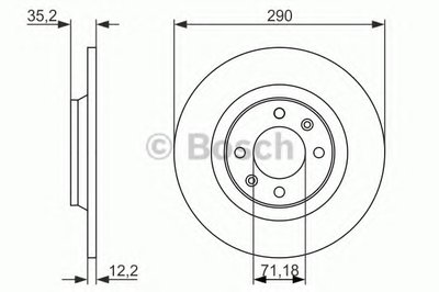 Тормозной диск BOSCH купить