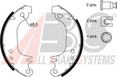 Комплект тормозных колодок A.B.S. купить