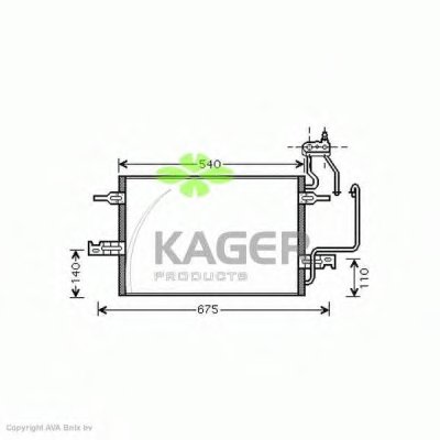 Конденсатор, кондиционер KAGER купить