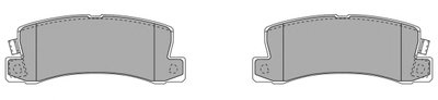 Комплект тормозных колодок, дисковый тормоз FREMAX