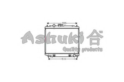 Радиатор, охлаждение двигателя ASHUKI купить