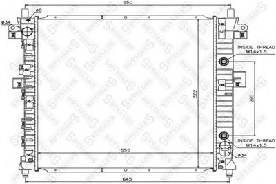 Радиатор, охлаждение двигателя STELLOX купить