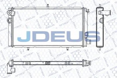 Радиатор, охлаждение двигателя JDEUS купить