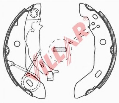 Комплект тормозных колодок VILLAR купить