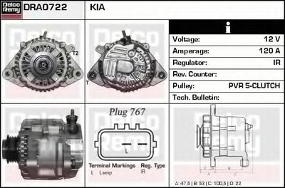 Генератор Remanufactured REMY (Light Duty) DELCO REMY купить