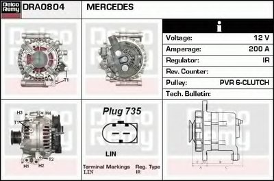 Генератор Remanufactured REMY (Light Duty) DELCO REMY купить