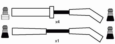 Комплект проводов зажигания