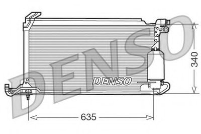 Конденсатор, кондиционер DENSO купить