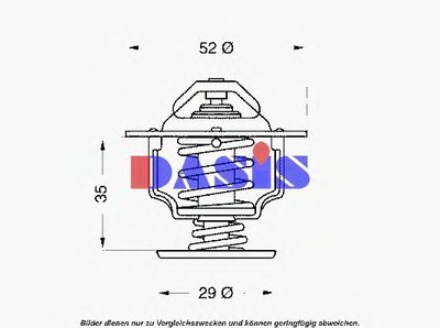 Термостат, охлаждающая жидкость AKS DASIS купить