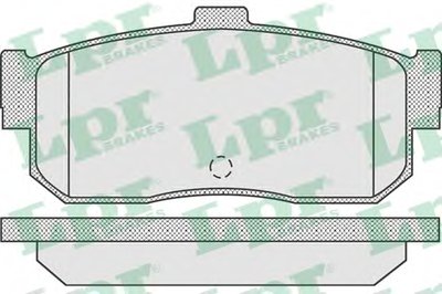 Комплект тормозных колодок, дисковый тормоз LPR купить