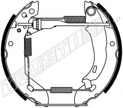 Комплект тормозных колодок FAST KIT TRUSTING купить