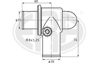 Термостат, охлаждающая жидкость ERA купить