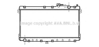 Радиатор, охлаждение двигателя AVA QUALITY COOLING купить