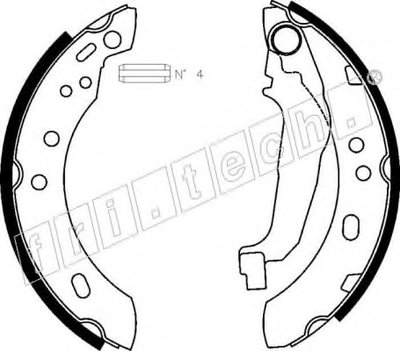 Комплект тормозных колодок fri.tech. купить