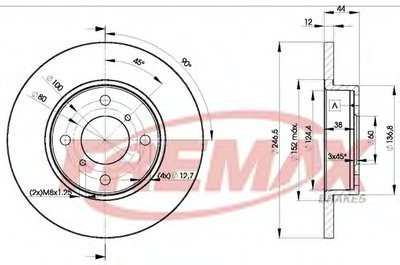 Тормозной диск Premium Carbon + FREMAX купить