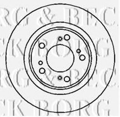 Тормозной диск BORG & BECK купить