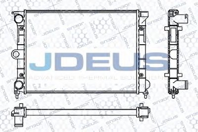 Радиатор, охлаждение двигателя JDEUS купить